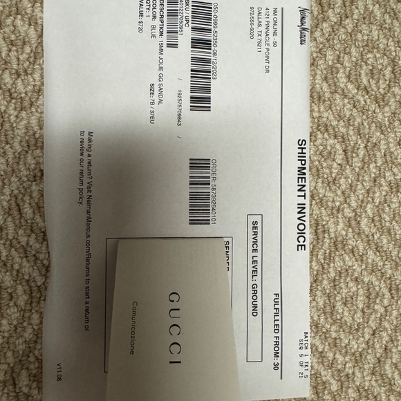 Gucci Jolie GG Sandal - 37 - Picture 9 of 9